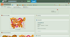 Desktop Screenshot of animalworld.deviantart.com