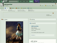 Tablet Screenshot of mikostarkiller.deviantart.com