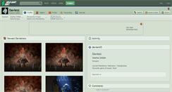 Desktop Screenshot of daviesz.deviantart.com