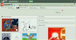 Desktop Screenshot of darkmatter18.deviantart.com