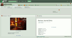 Desktop Screenshot of delfinmichelle.deviantart.com