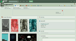 Desktop Screenshot of knightmaere77.deviantart.com