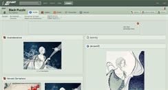 Desktop Screenshot of black-puzzle.deviantart.com