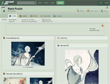 Tablet Screenshot of black-puzzle.deviantart.com