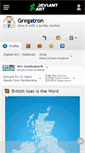 Mobile Screenshot of gregatron.deviantart.com