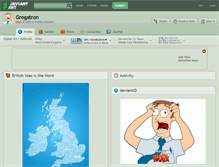 Tablet Screenshot of gregatron.deviantart.com