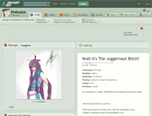 Tablet Screenshot of drakuaza.deviantart.com