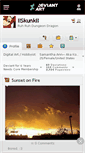 Mobile Screenshot of iiskunkii.deviantart.com