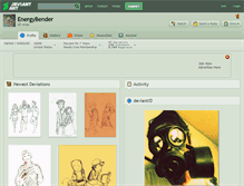 Tablet Screenshot of energybender.deviantart.com