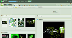 Desktop Screenshot of absinthe-club.deviantart.com