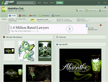 Tablet Screenshot of absinthe-club.deviantart.com