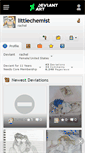 Mobile Screenshot of littlechemist.deviantart.com