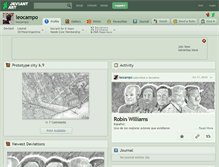 Tablet Screenshot of leocampo.deviantart.com