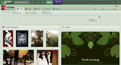 Desktop Screenshot of minhata.deviantart.com