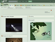Tablet Screenshot of eyefish.deviantart.com