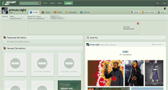 Desktop Screenshot of princes-night.deviantart.com