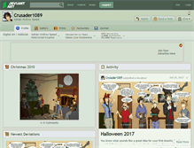 Tablet Screenshot of crusader1089.deviantart.com