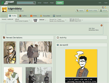 Tablet Screenshot of luiganddaisy.deviantart.com