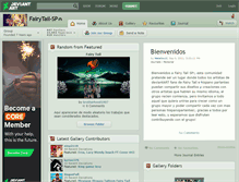 Tablet Screenshot of fairytail-sp.deviantart.com