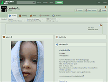 Tablet Screenshot of cambie-fix.deviantart.com