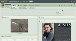 Desktop Screenshot of cloudedlion.deviantart.com