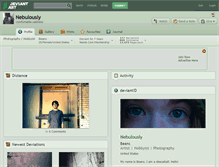 Tablet Screenshot of nebulously.deviantart.com