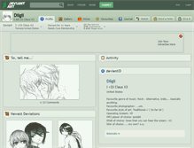 Tablet Screenshot of diigii.deviantart.com