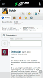 Mobile Screenshot of dobb.deviantart.com