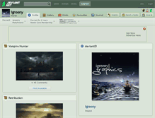 Tablet Screenshot of igreeny.deviantart.com