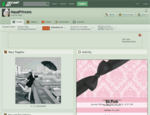 Tablet Screenshot of mayaprincess.deviantart.com
