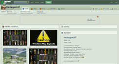 Desktop Screenshot of hockeygeek21.deviantart.com