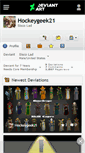 Mobile Screenshot of hockeygeek21.deviantart.com