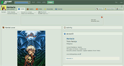 Desktop Screenshot of mentacle.deviantart.com
