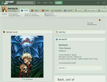 Tablet Screenshot of mentacle.deviantart.com