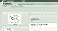 Desktop Screenshot of anti-vegeta-club.deviantart.com