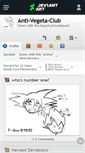 Mobile Screenshot of anti-vegeta-club.deviantart.com