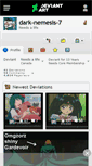 Mobile Screenshot of dark-nemesis-7.deviantart.com
