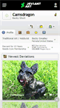 Mobile Screenshot of camsdragon.deviantart.com
