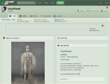 Tablet Screenshot of chuckhead.deviantart.com