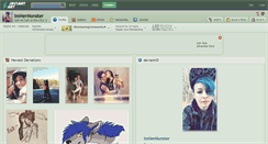 Desktop Screenshot of imhermonster.deviantart.com