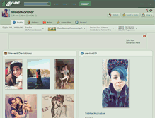 Tablet Screenshot of imhermonster.deviantart.com