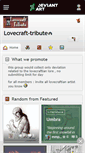 Mobile Screenshot of lovecraft-tribute.deviantart.com