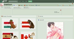 Desktop Screenshot of mangakitsune.deviantart.com