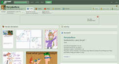 Desktop Screenshot of perrydooflove.deviantart.com