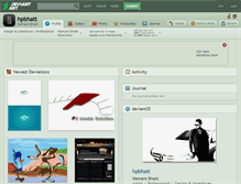 Tablet Screenshot of hpbhatt.deviantart.com