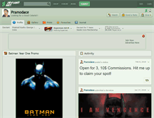 Tablet Screenshot of pramodace.deviantart.com