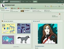 Tablet Screenshot of lovestarscream.deviantart.com