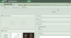 Desktop Screenshot of musclefan1989.deviantart.com
