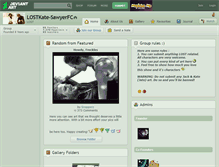 Tablet Screenshot of lostkate-sawyerfc.deviantart.com
