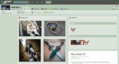 Desktop Screenshot of cosprops.deviantart.com
